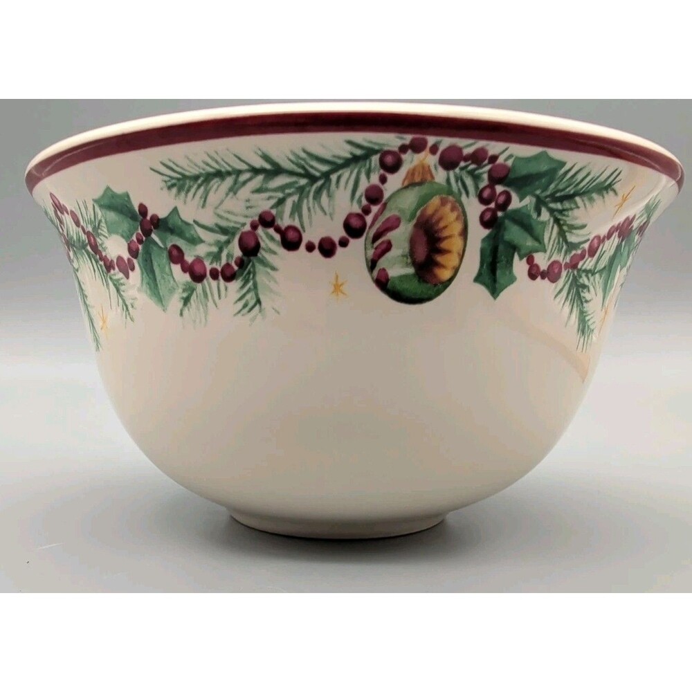 Pfaltzgraff Christmas Garland Soup Cereal Bowl 5.75” Diameter Replacement